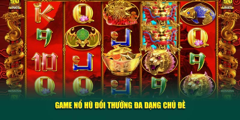 Game nổ hũ đổi thưởng phong phú chủ đề
